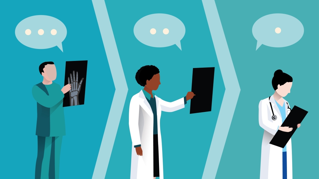 Image illustrating the benefits of radiologist and patient communication