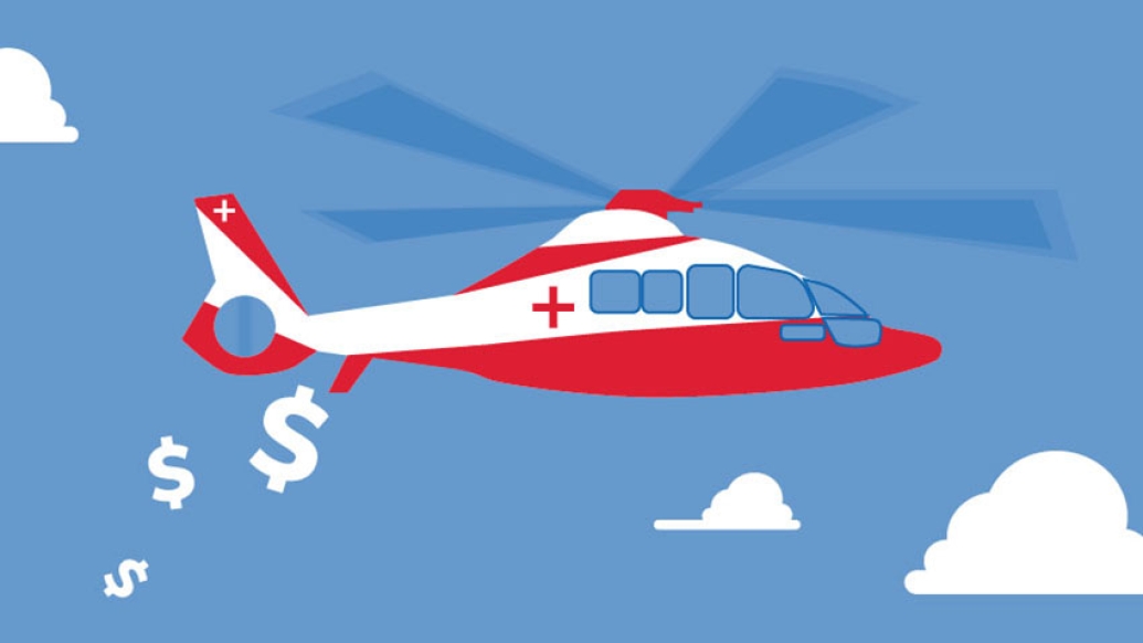 Air ambulance bills