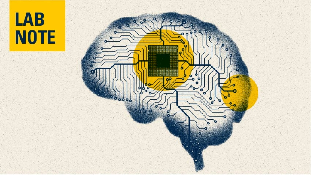 Artificial Intelligence illustrating brain